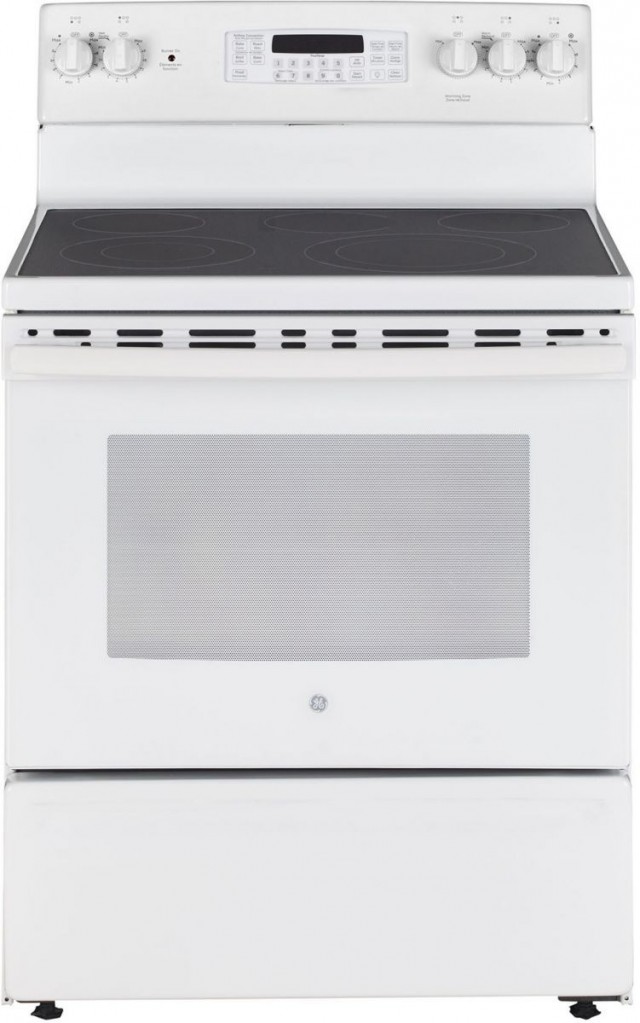 جنرال الكتريك فرن مع موقد كهرباء 5 شعلات JCB835DILWW