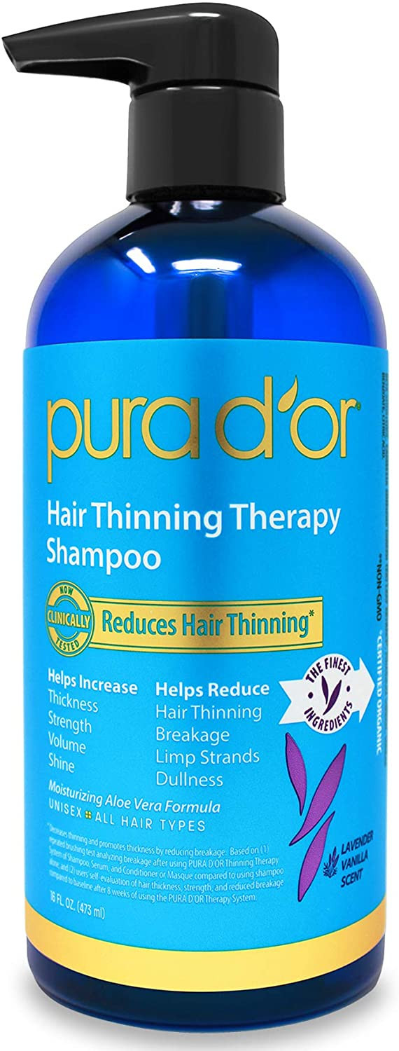 بورادور شامبو بالبيوتين لعلاج الشعر الخفيف زيت الاركان خال من الكبريتات