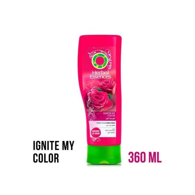 هيربل أسنسنز إيغنايت ماي كولور منعم للشعر الملون ب الورد