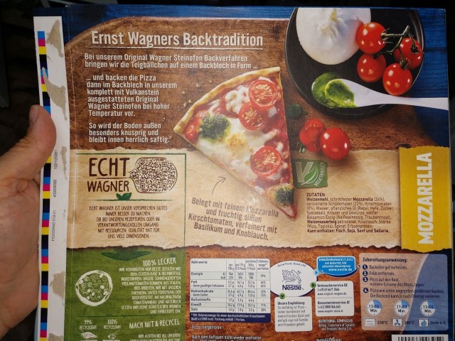 بيتزا فاجنر (شتاين أوفن) النباتيّة - عرب ريت