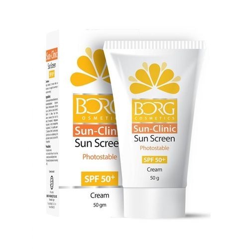 صن كلينيك Borg Cosmetics كريم سنسكريم شمسي  50+