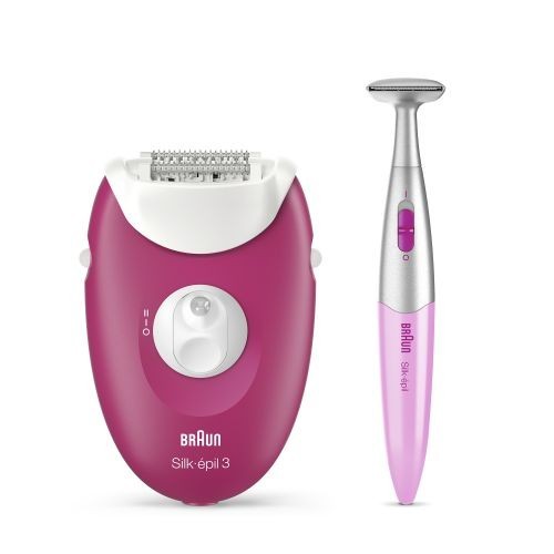Braun Silk-épil - ماكينة إزالة الشعر الزائد مع 2 ملحقات