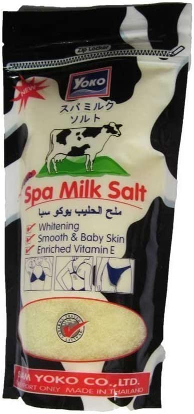 يوكو غسول الجسم بملح البحث لتفتيح البشرة وتقشير الجلد الميت