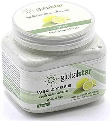 جلوبال ستار مقشر الجسم والوجه بالليمون